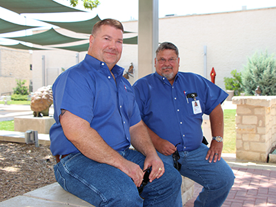 Round Rock Utility Crew Leader Rick Whisenant and Utility Services Superintendent Chris Spencer haves been recognized as Certified Water Professionals (CWP) by the Texas A&M Engineering Extension Service (TEEX).